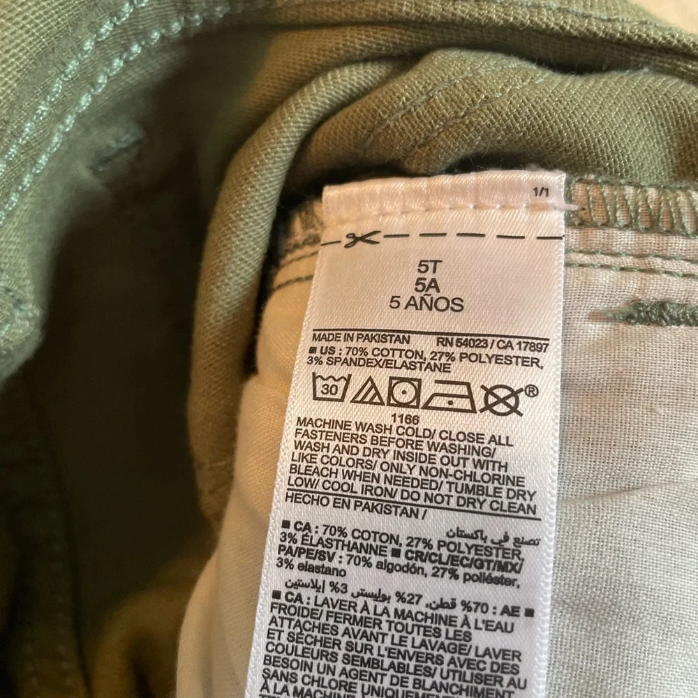 Old Navy Rockstar Jeggings Olive Green Skinny Pants Toddler Size 5T